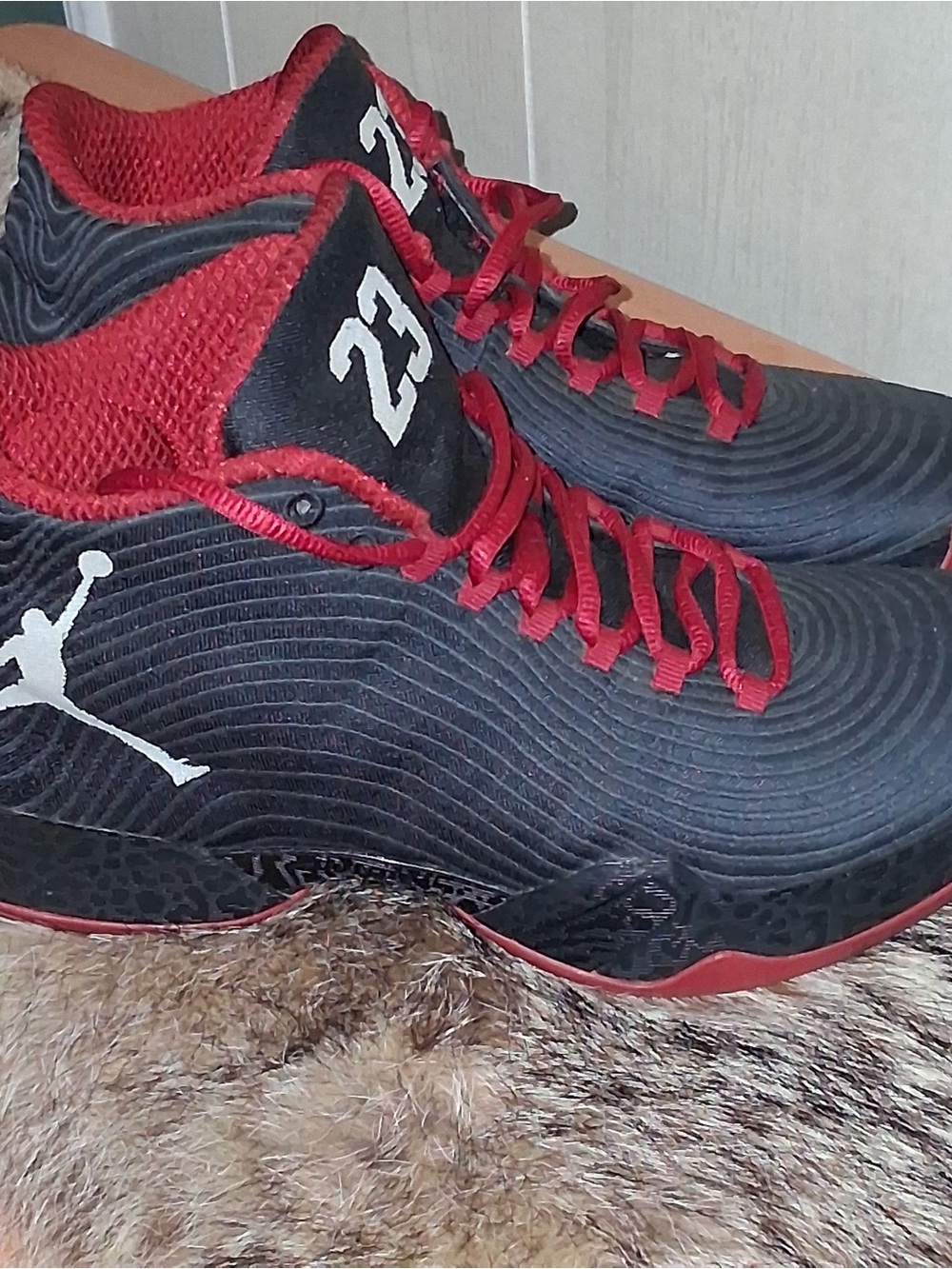 Jordan 29 Gym Red Men's Black & Red High-Top Basketball Shoes